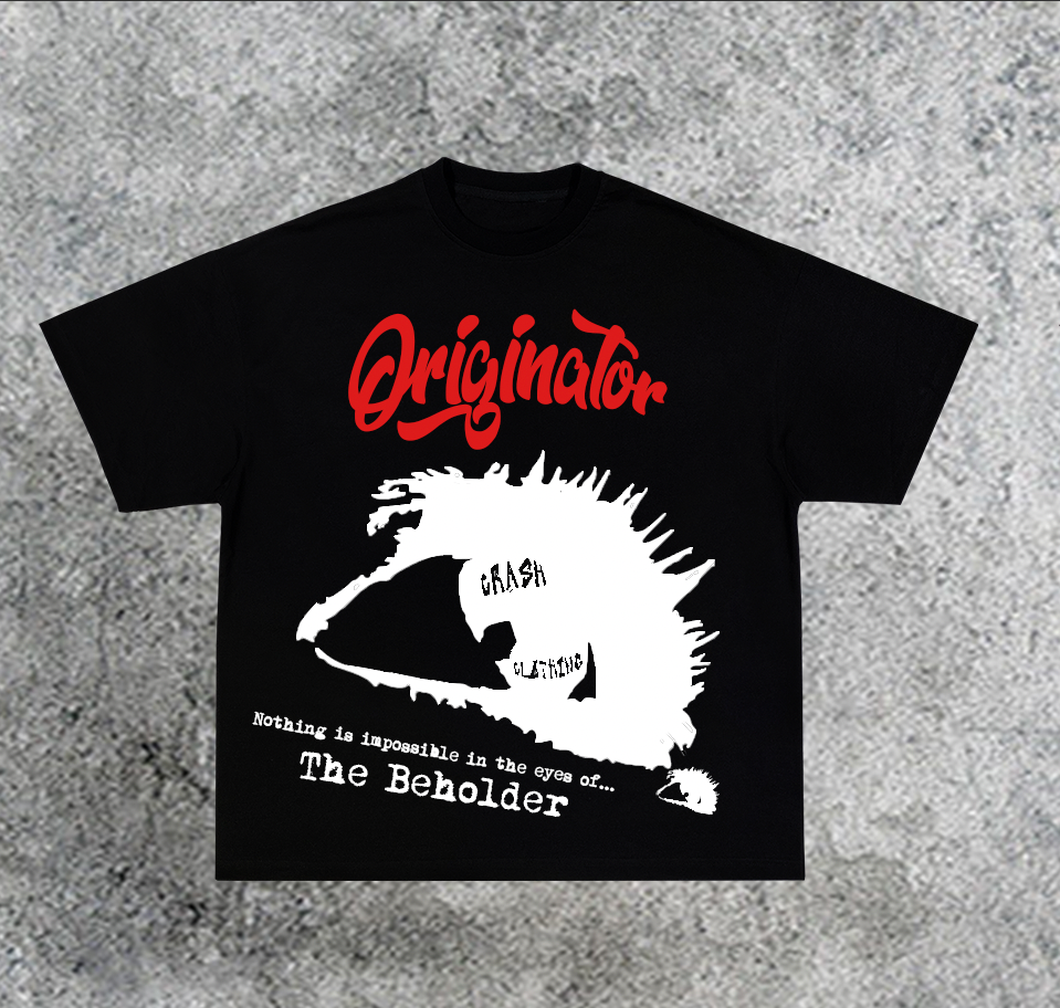 Originator T-shirt Black and Red